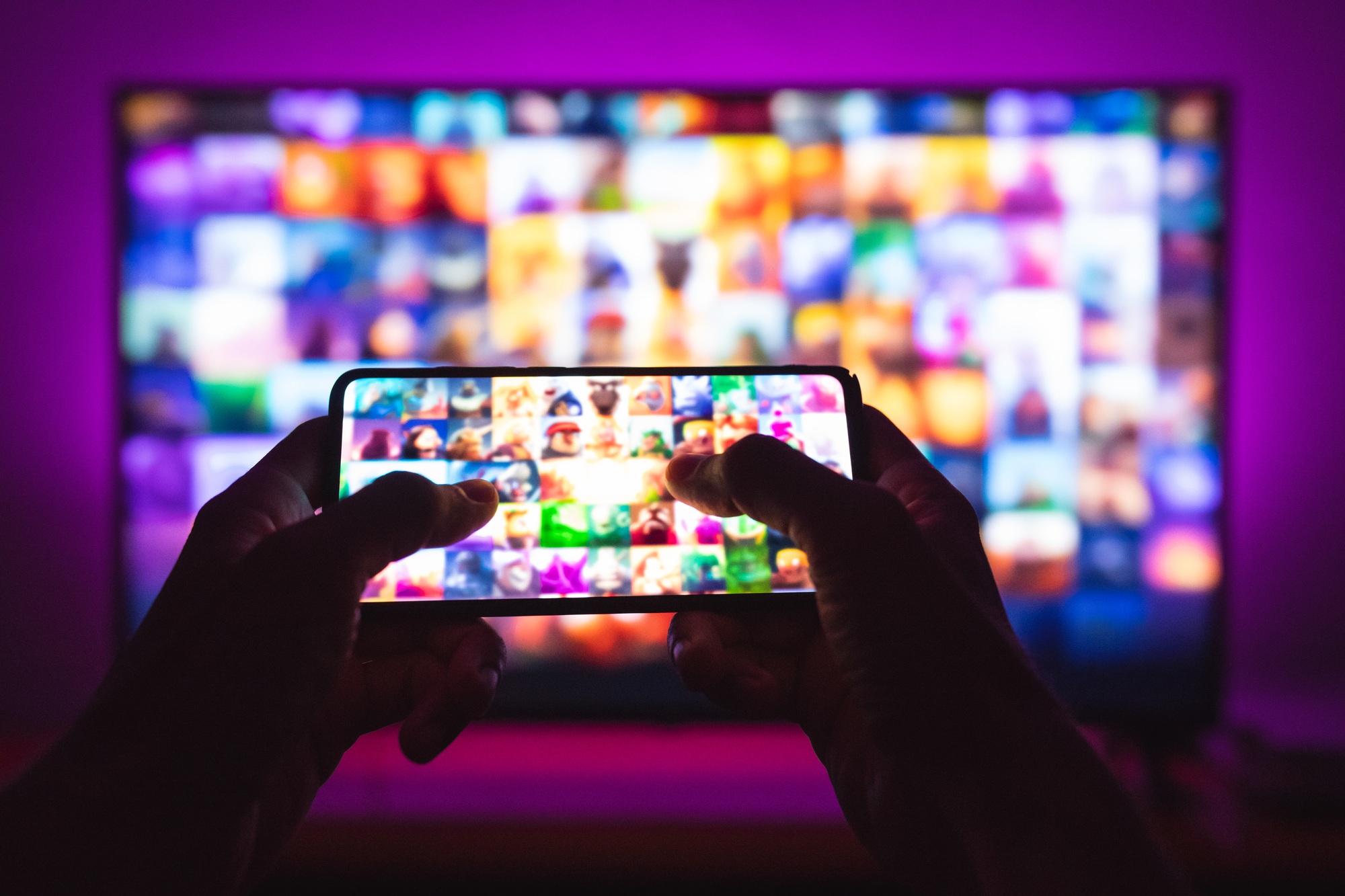 Controlling the TV with smartphone