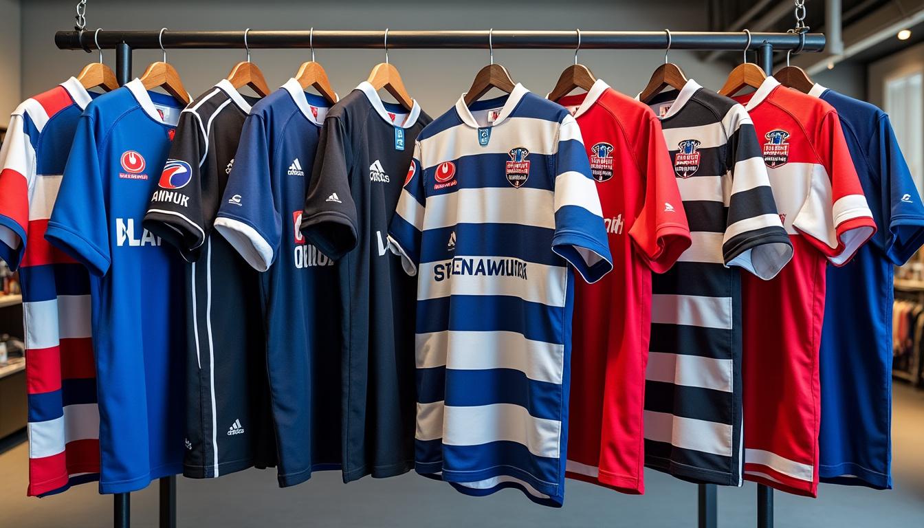 découvrez nos conseils et astuces pour acheter des maillots de rugby du stade français à prix réduits en ligne. ne manquez pas nos bonnes affaires et faites le plein de votre équipement aux couleurs de votre équipe favorite !
