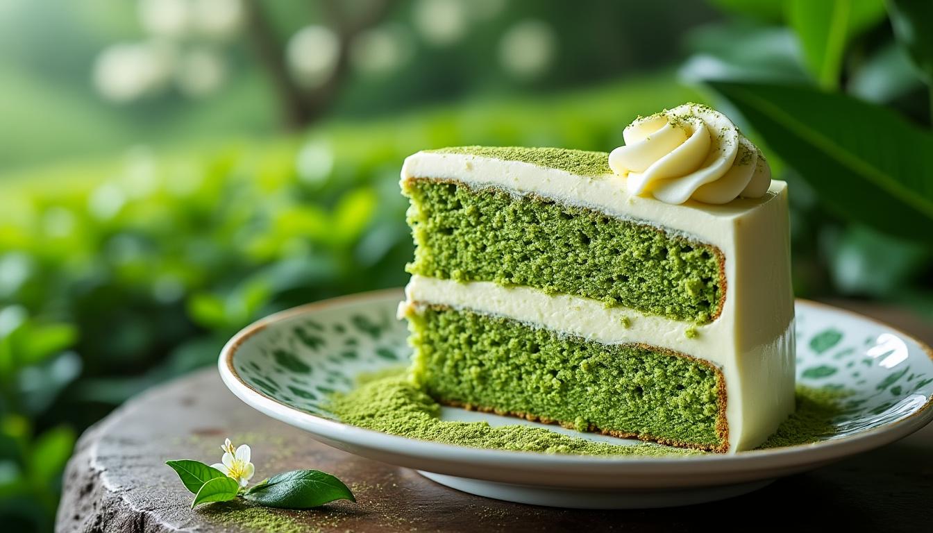apprenez à préparer un délicieux cake au thé matcha et chocolat blanc avec notre recette facile. éveillez vos papilles avec ce savoureux mélange de douceur et d'amertume, idéal pour le goûter ou pour impressionner vos amis lors d'une occasion spéciale.