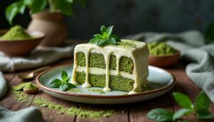 apprenez à préparer un délicieux cake alliant la douceur du chocolat blanc et la saveur unique du thé matcha. suivez notre recette simple et laissez-vous tenter par cette gourmandise irrésistible qui ravira vos papilles !
