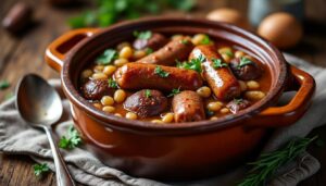 découvrez le vrai cassoulet de castelnaudary, un plat emblématique du sud-ouest, généreux et authentique, qui célèbre les saveurs uniques et la richesse des terroirs français.