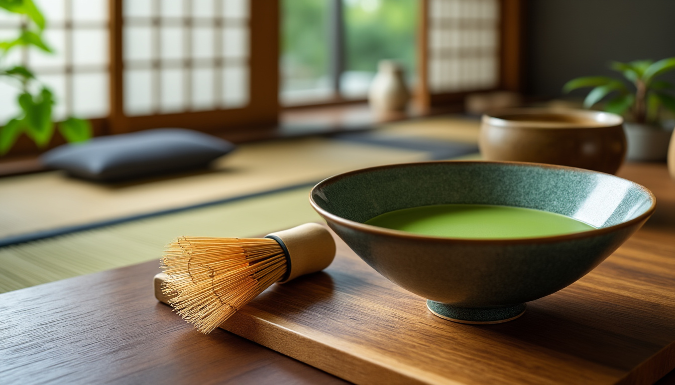 découvrez comment la préparation du thé vert japonais en poudre, appelé matcha, peut améliorer votre santé grâce à ses antioxydants, sa concentration en nutriments et ses bienfaits énergisants naturels.