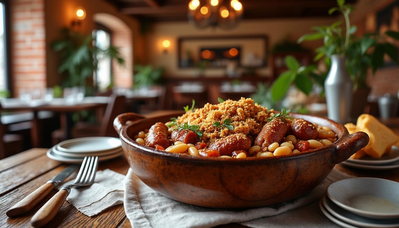 découvrez les meilleurs restaurants de cassoulet à toulouse. vivez une expérience culinaire authentique et savourez ce plat emblématique dans les établissements incontournables de la ville rose.