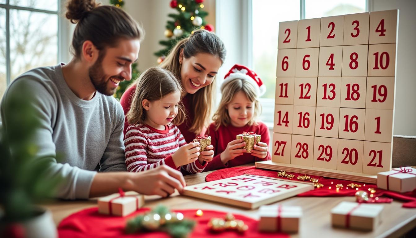découvrez comment créer des souvenirs inoubliables grâce à un calendrier de l'avent original, parfait pour vivre la magie de noël en famille ou entre amis.