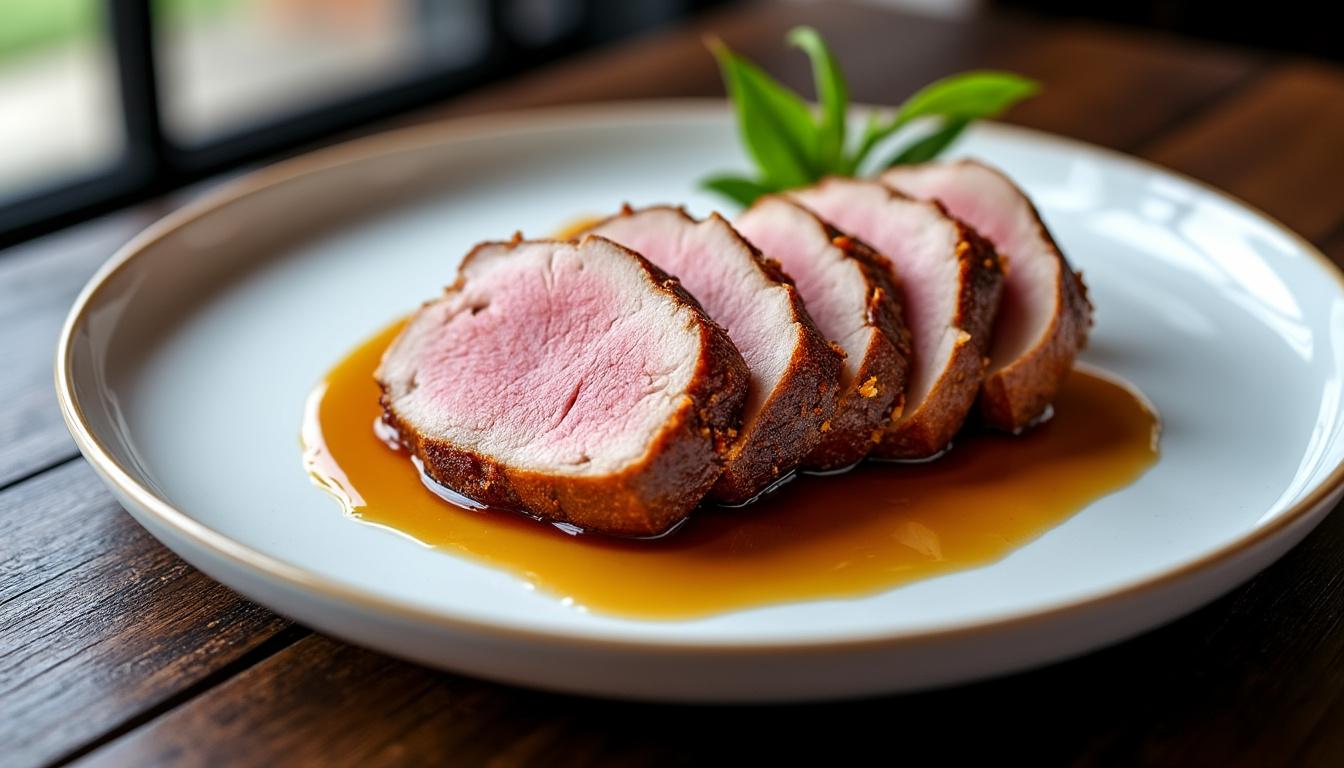 découvrez notre recette de magret de canard sauce foie gras, un plat raffiné et savoureux parfait pour vos occasions spéciales.