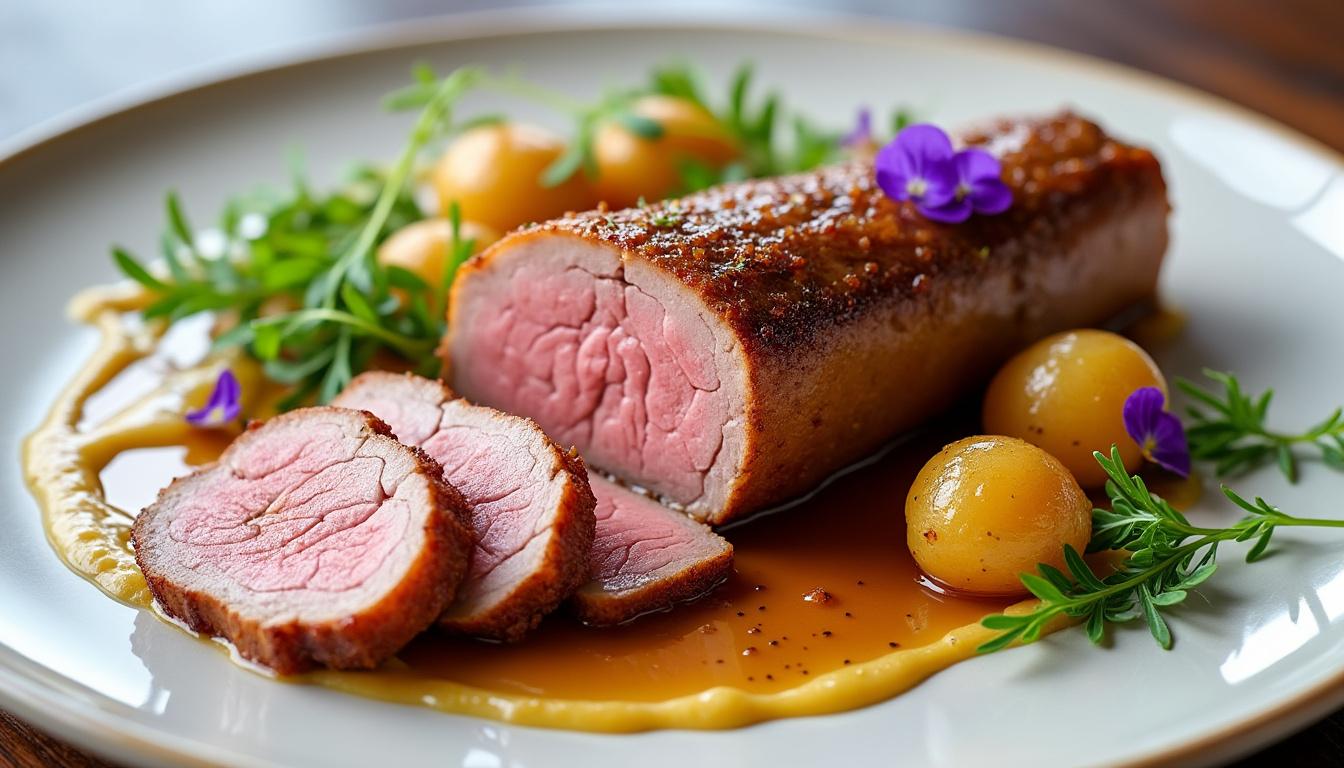 découvrez la recette gourmande du magret de canard sauce foie gras, un plat raffiné et savoureux à préparer facilement pour régaler vos convives.