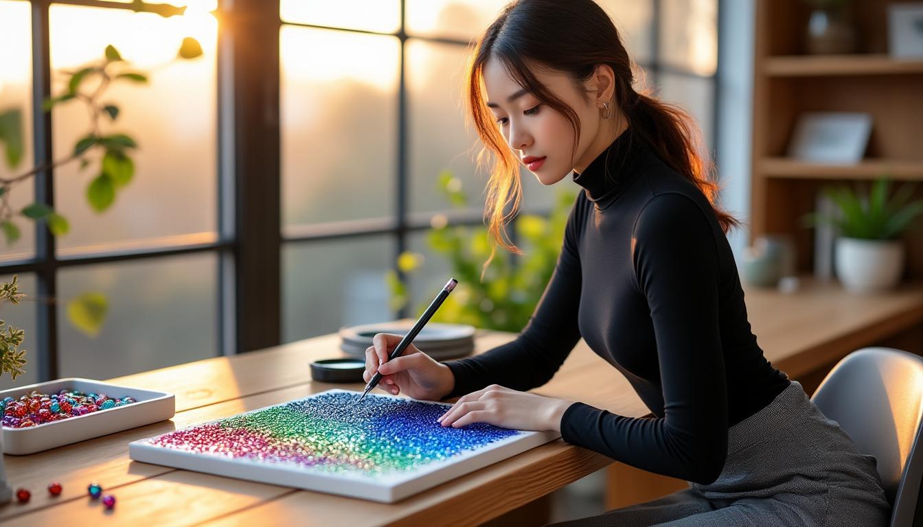 découvrez comment les boutiques de diamond painting révolutionnent l'artisanat moderne en offrant créativité, précision et détente à tous les passionnés.