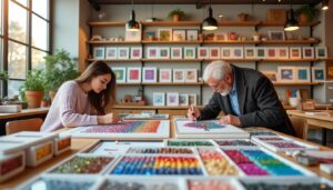 découvrez comment les boutiques de diamond painting révolutionnent l'artisanat moderne en alliant créativité, précision et détente pour tous les passionnés.