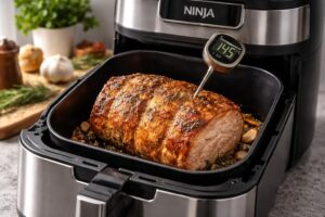découvrez les secrets pour maîtriser parfaitement le temps de cuisson du rôti de porc à l'air fryer ninja et réussir un plat savoureux à chaque fois.