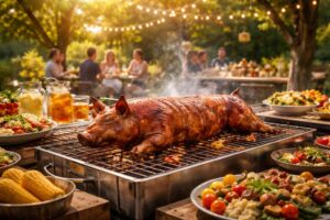 découvrez comment préparer un délicieux cochon de lait au barbecue, parfait pour régaler vos invités lors de vos fêtes d'été avec une recette simple et savoureuse.
