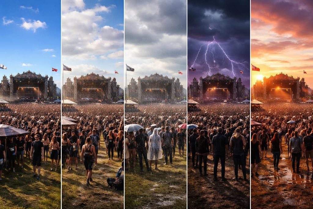 consultez les prévisions météo détaillées pour chaque jour du hellfest afin de préparer votre séjour en toute sérénité.